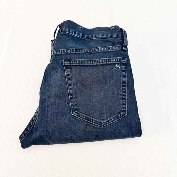 Rag & Bone Slim Fit 2 Button Fly Dark Wash Denim Jeans Size 30 - Picture 1 of 8